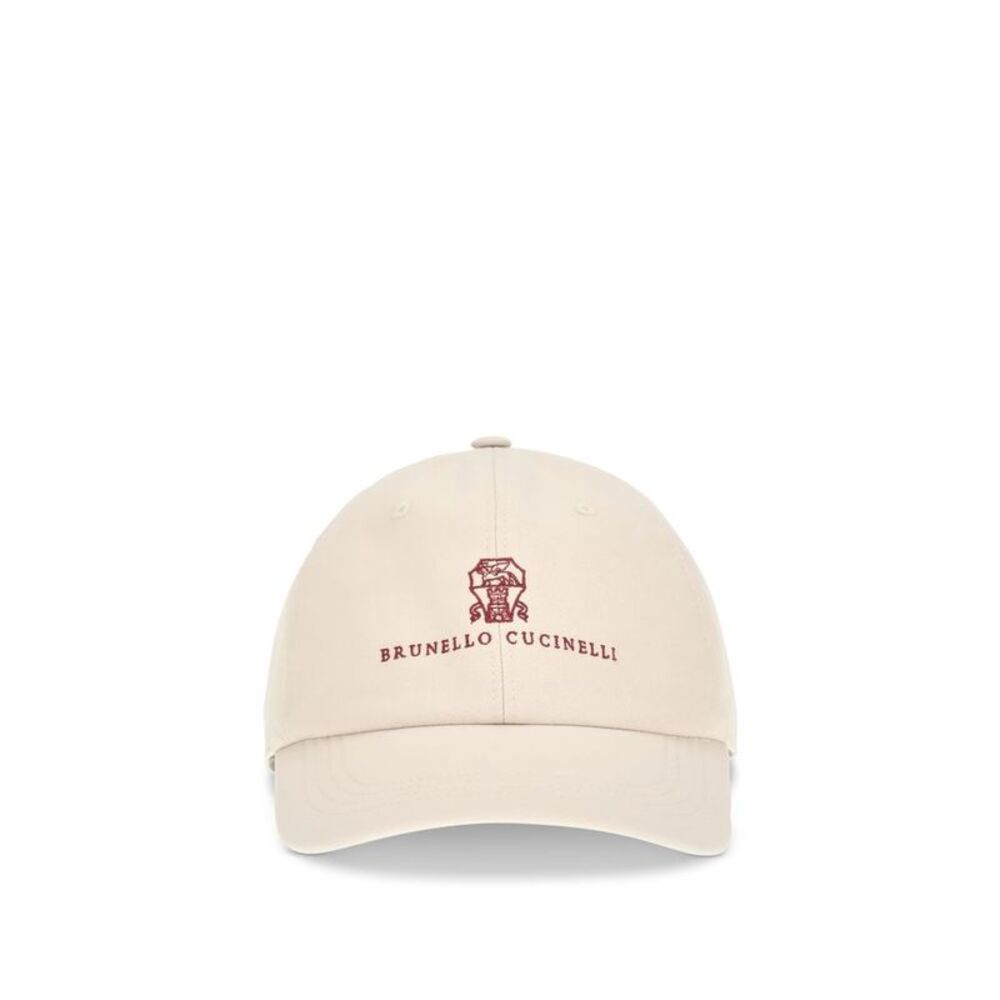 Brunello Cucinelli Beige Cotton Cap (Baseball Men's Hat)